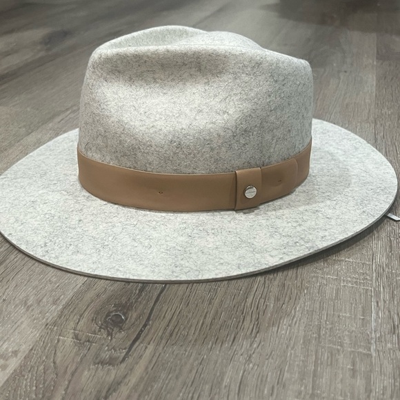 Women’s Kooringa 58CM 100% Wool Light Speckled Boater Stetson Derby Safari Hat